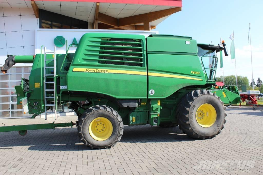 John Deere T 670 i Combine de secerat