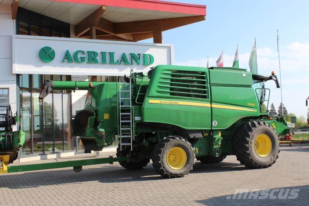 John Deere T 670 i Combine de secerat