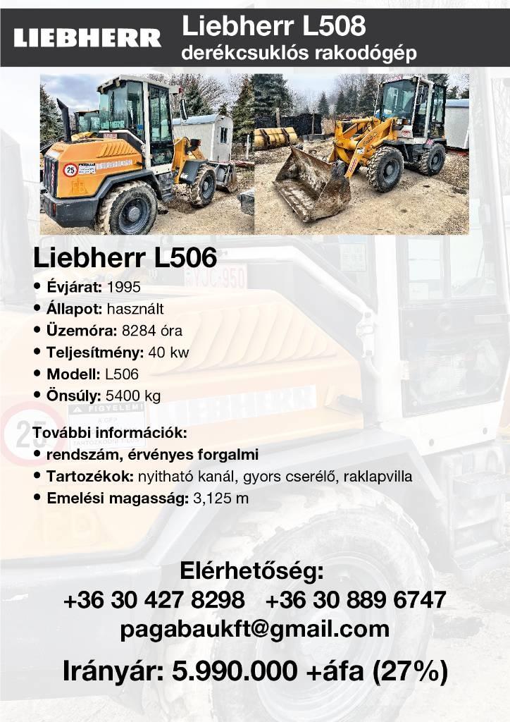 Liebherr L506 Incarcator pe pneuri