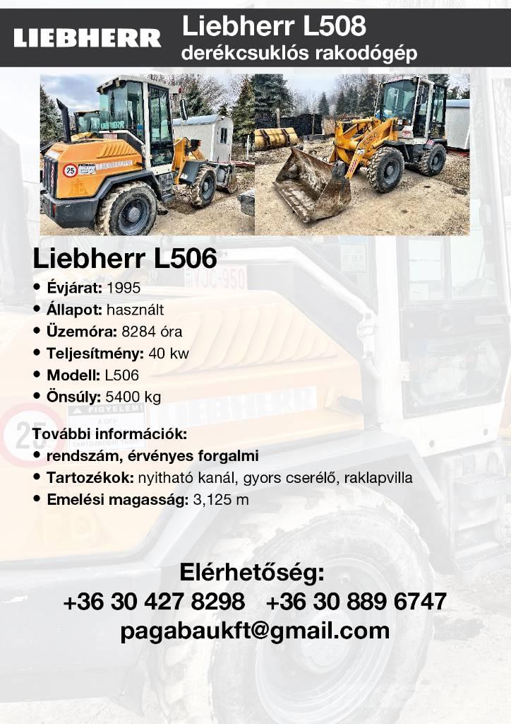Liebherr L506 Incarcator pe pneuri