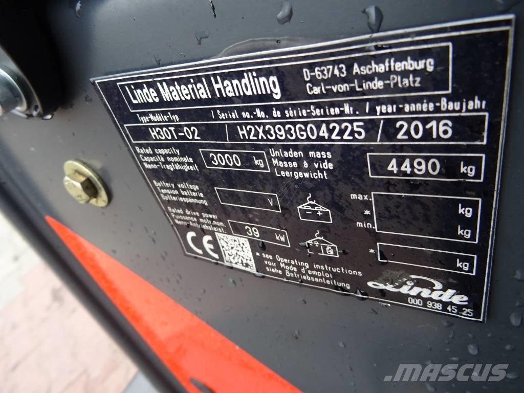 Linde H30T-02 Stivuitor GPL