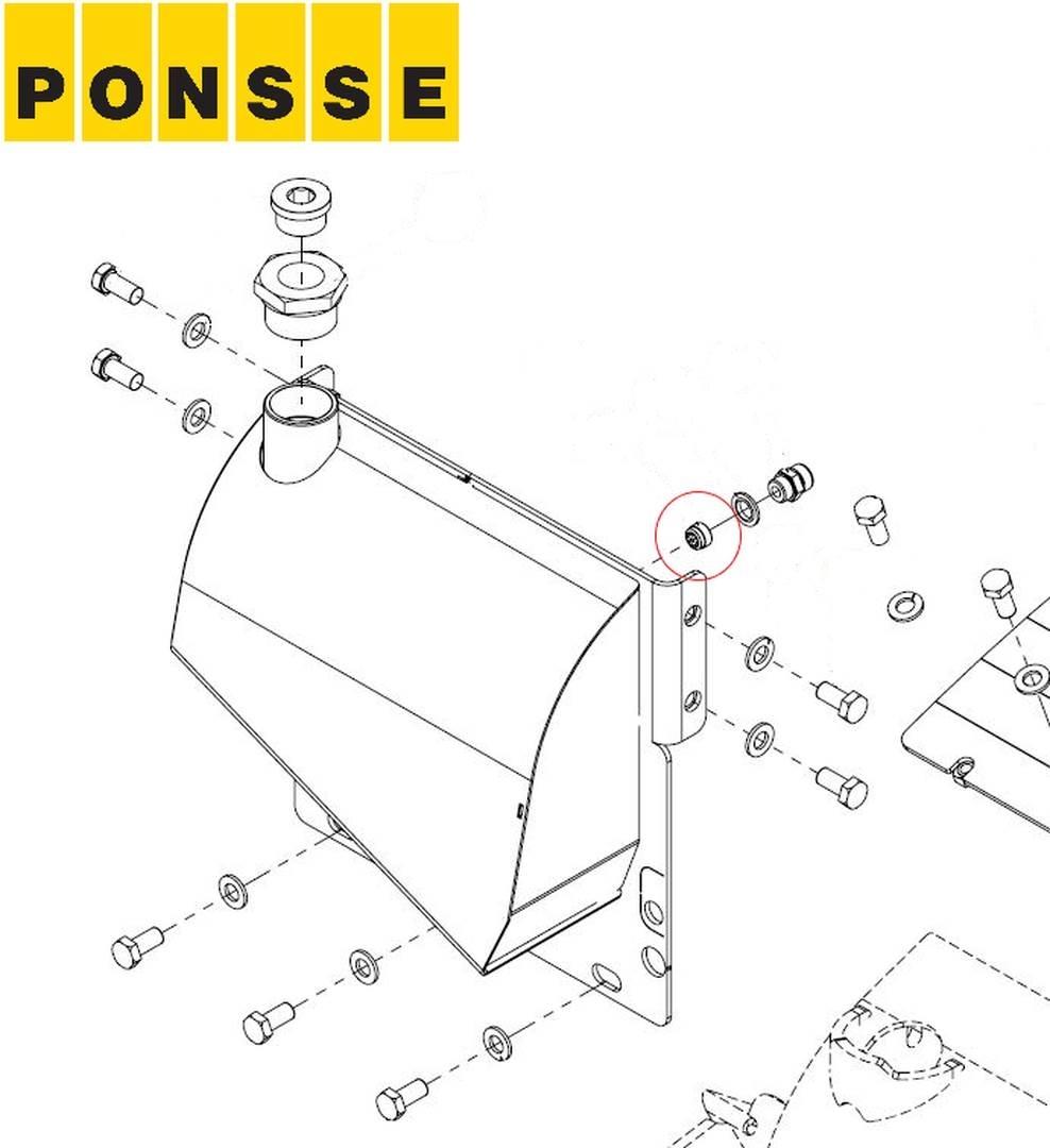 Ponsse 0055026 Capete pentru culegatoare