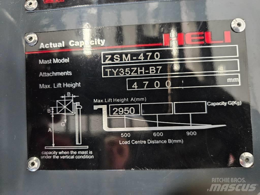 Heli CPCD 35 KU17G3 Stivuitor diesel