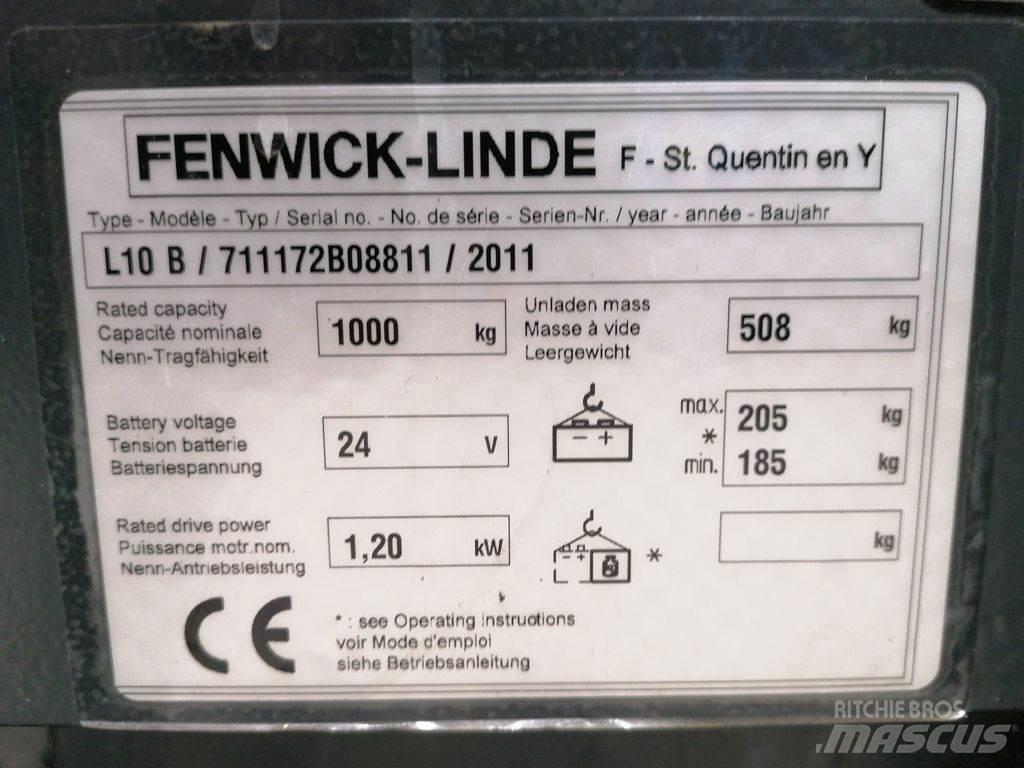 Linde L10B Transpaleta manuala