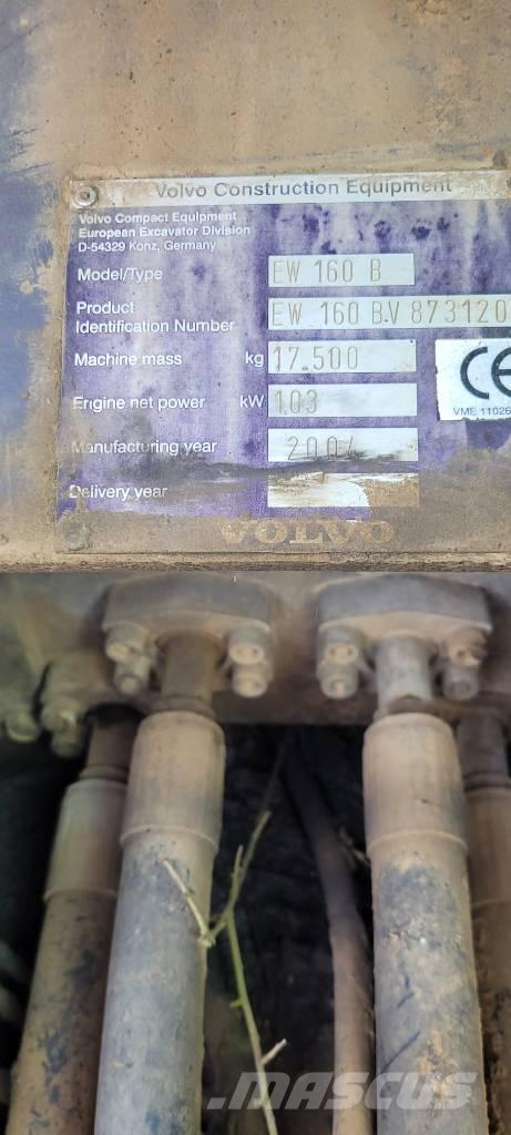 Volvo EW 160 Excavatoare cu roti