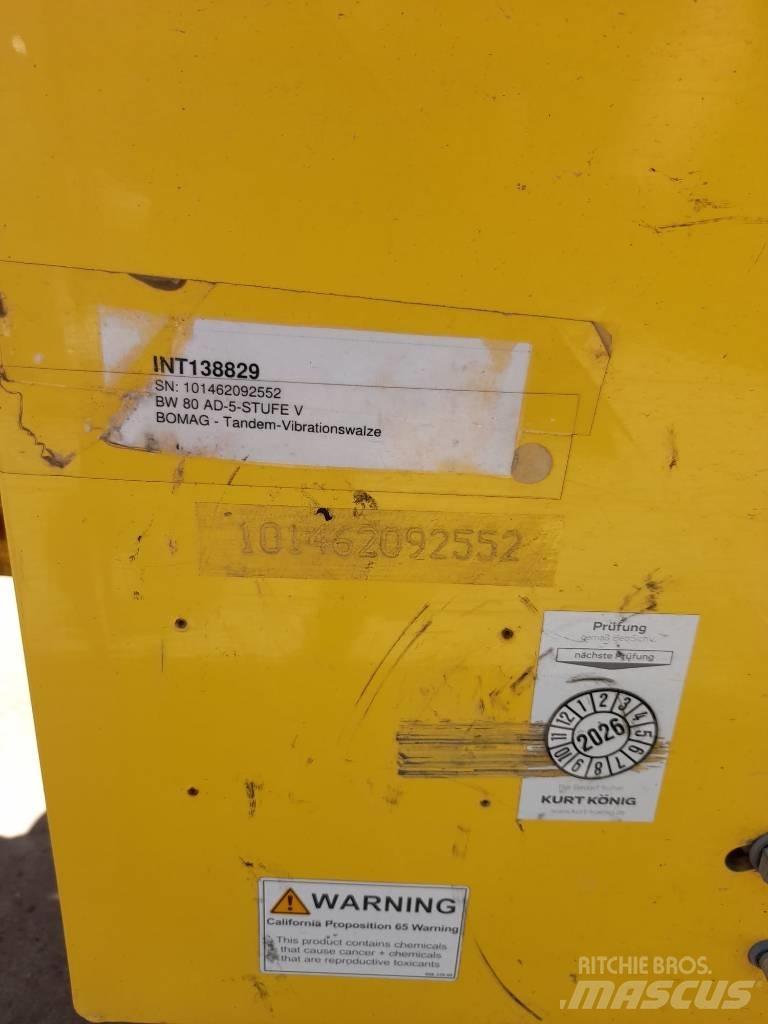 Bomag BW 80 AD-5 Cilindri compactori dubli