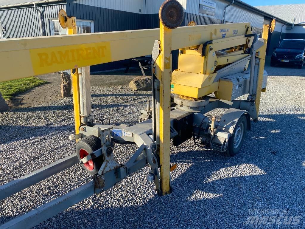 Omme 1550 EBZX Platforme aeriene montate pe remorca