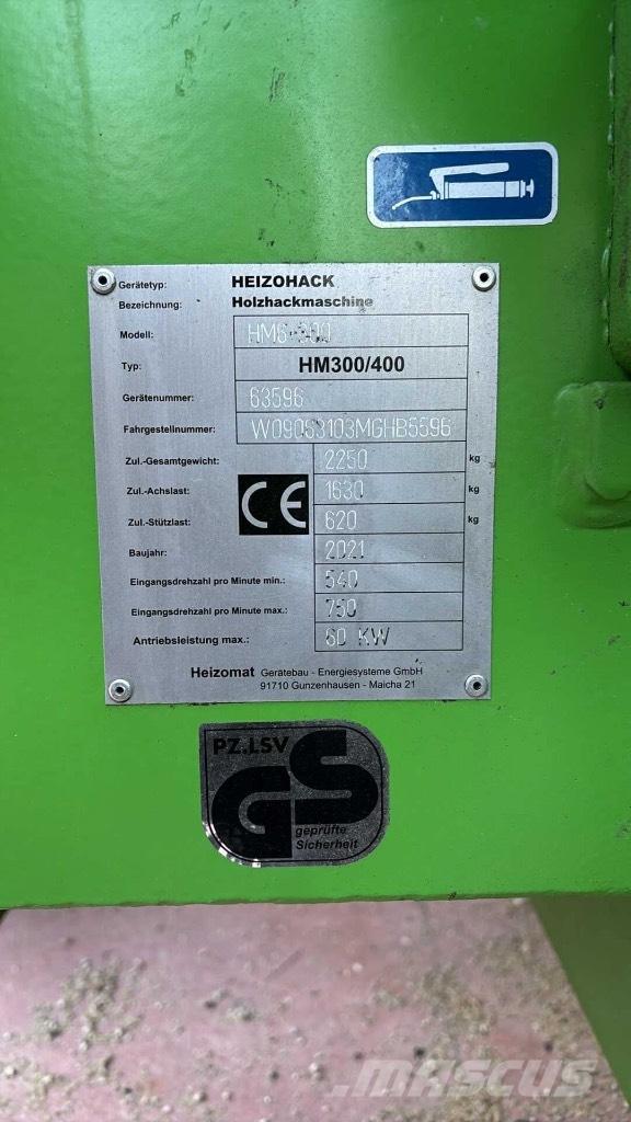 Heizohack HM 6-300 Masini de tocat lemn