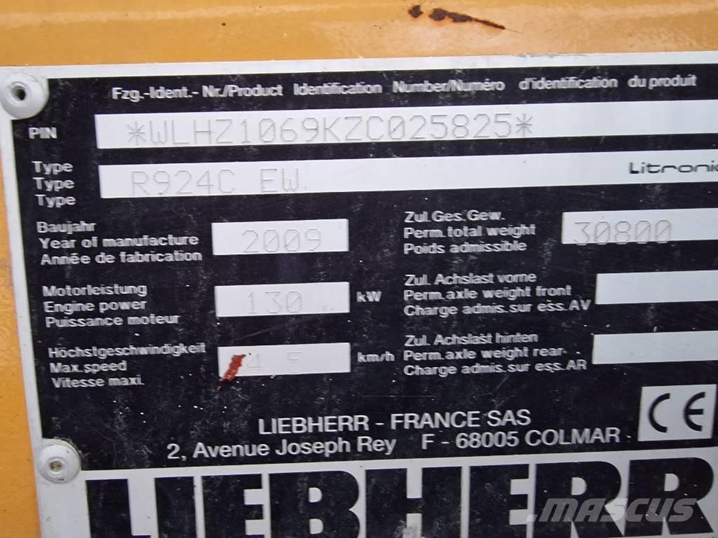 Liebherr R 924 C EW Paleta de manipulare
