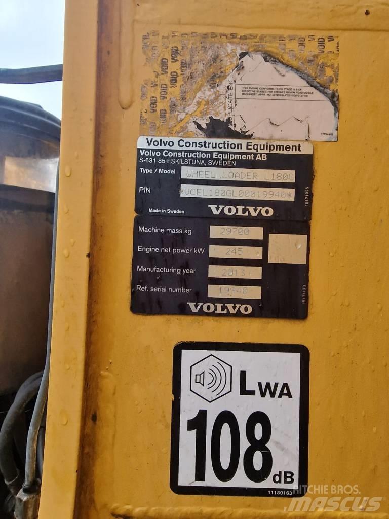 Volvo L180G Bj 2013' Incarcator pe pneuri