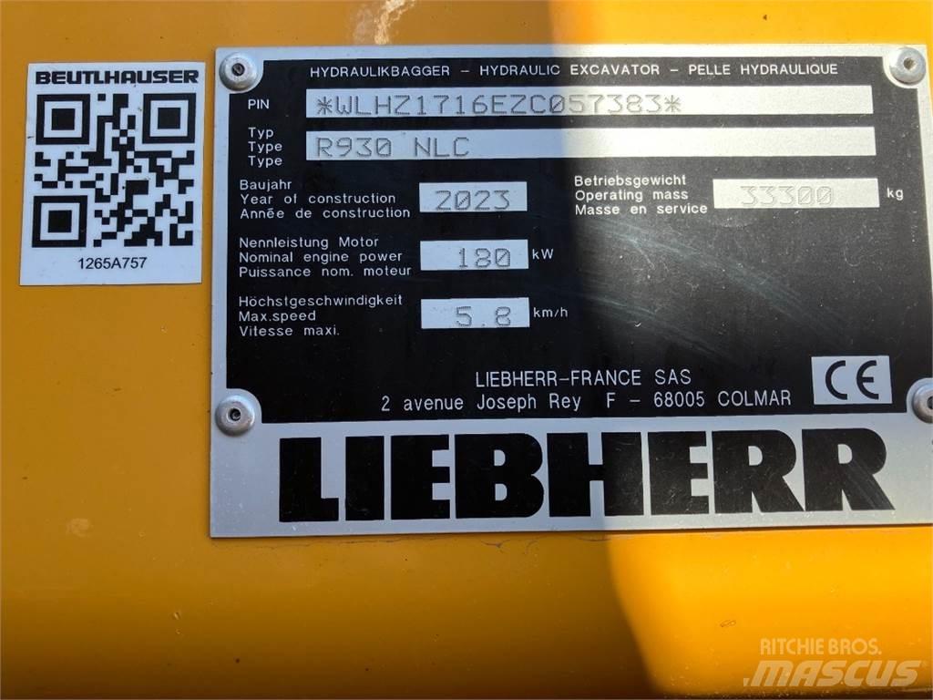 Liebherr R930 Excavatoare pe șenile
