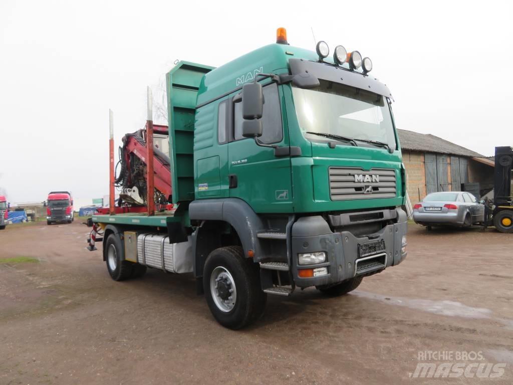 MAN TGA 18.360 Camion pentru lemne