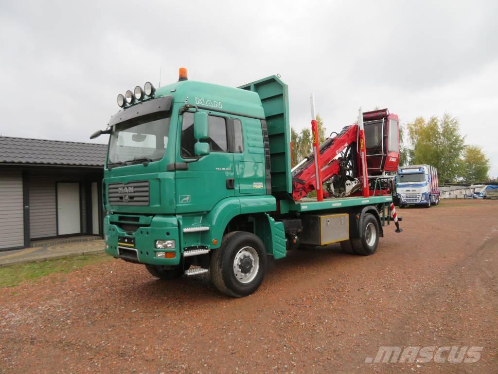 MAN TGA 18.360 Camion pentru lemne