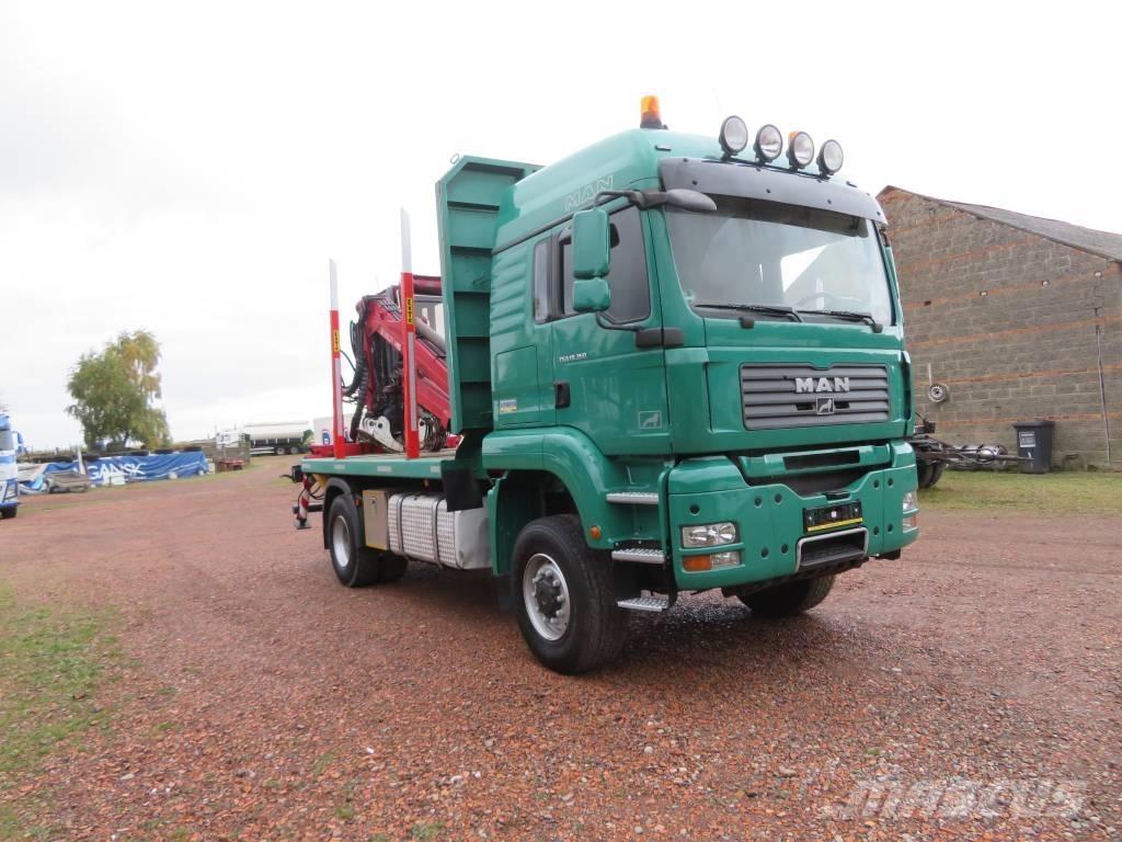 MAN TGA 18.360 Camion pentru lemne
