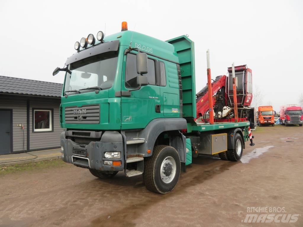 MAN TGA 18.360 Camion pentru lemne