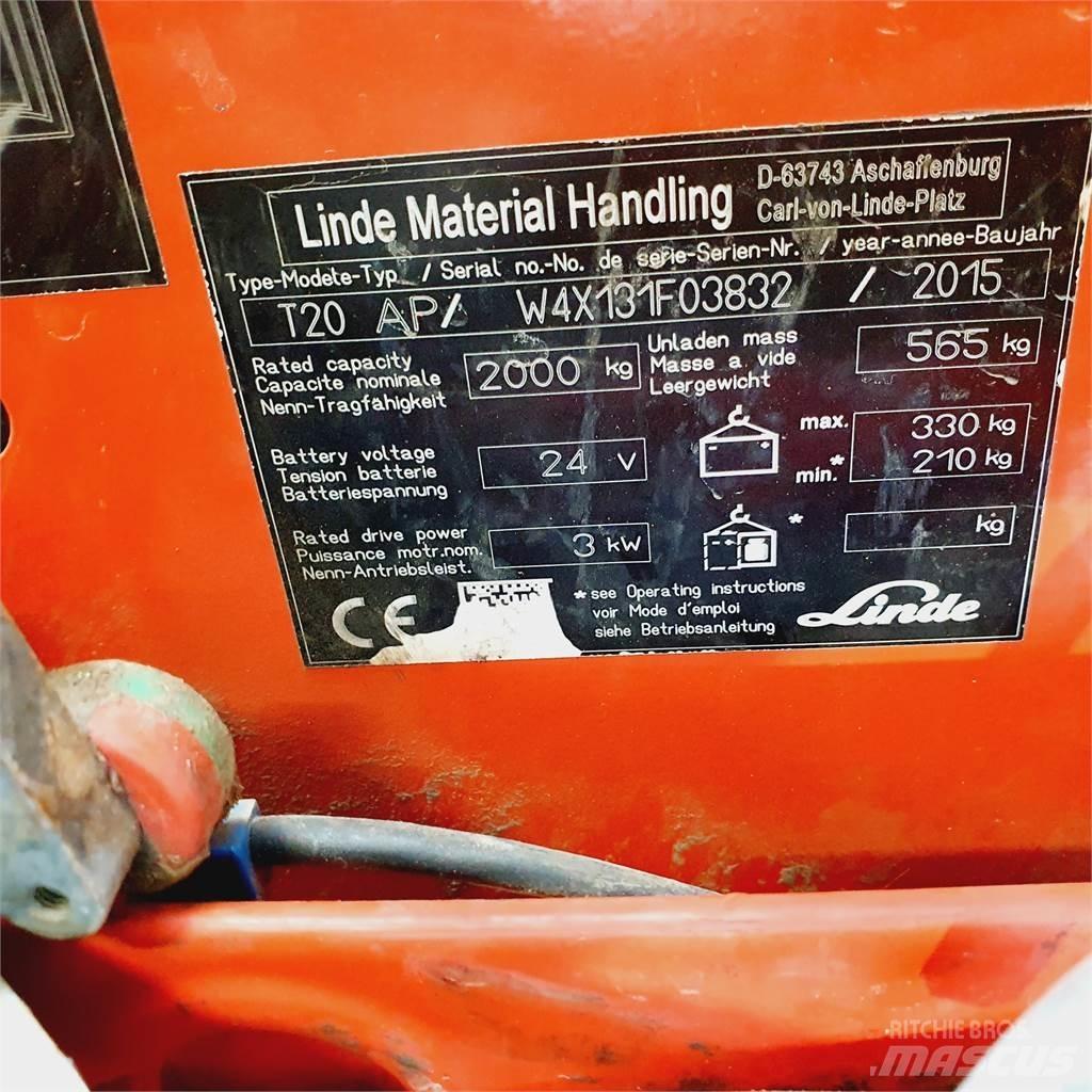 Linde T20AP kurz Transpaleta manuala
