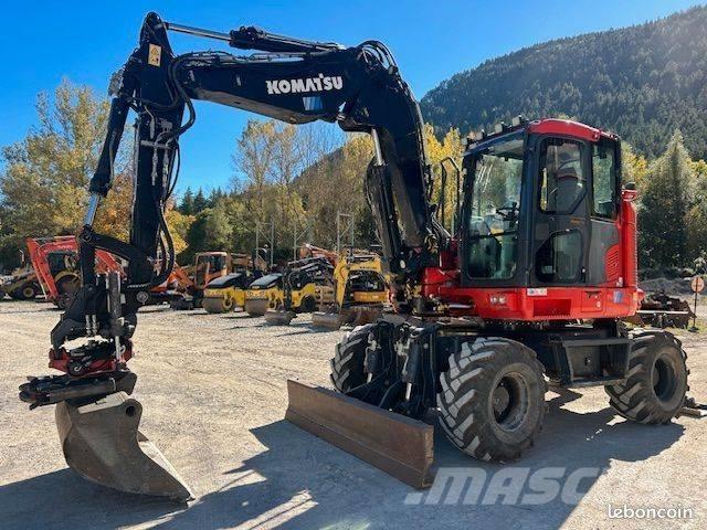 Komatsu PW 118 Excavatoare cu roti