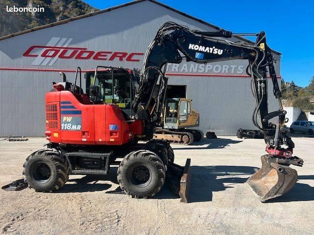 Komatsu PW 118 Excavatoare cu roti