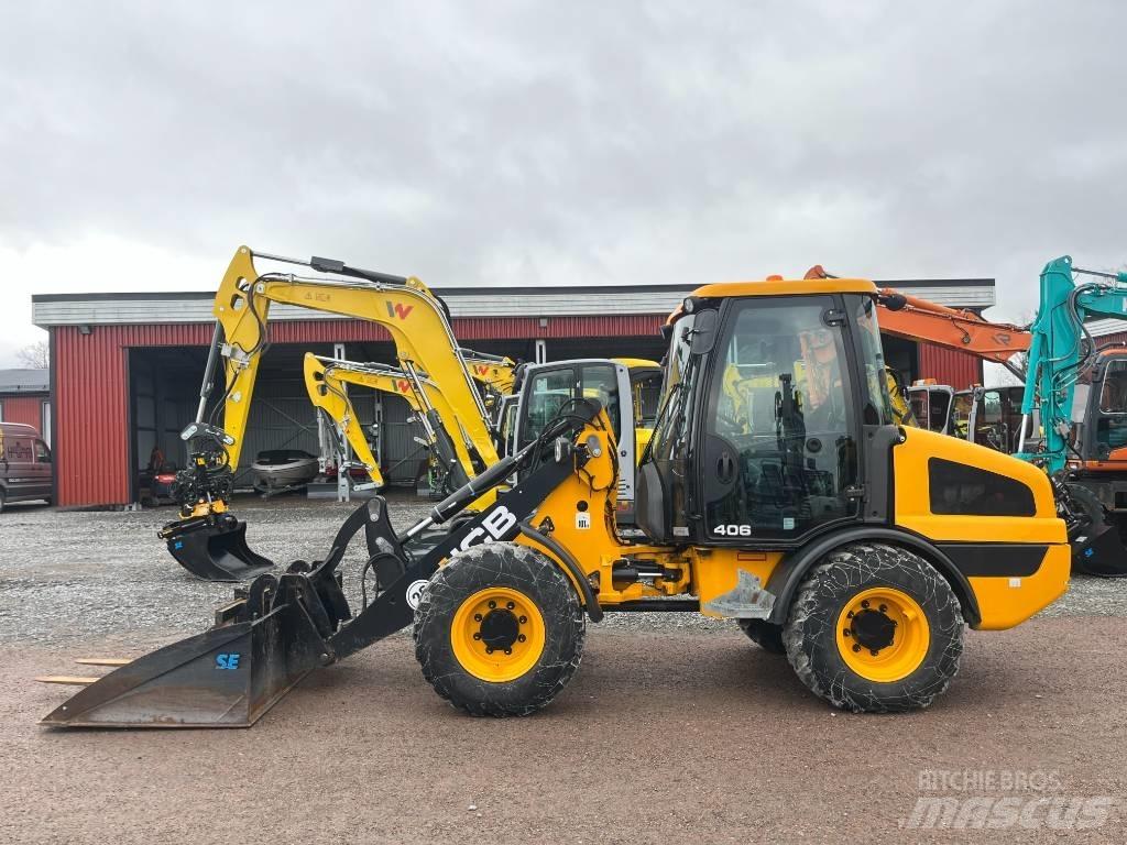 JCB 406 - Uthyres Incarcator pe pneuri