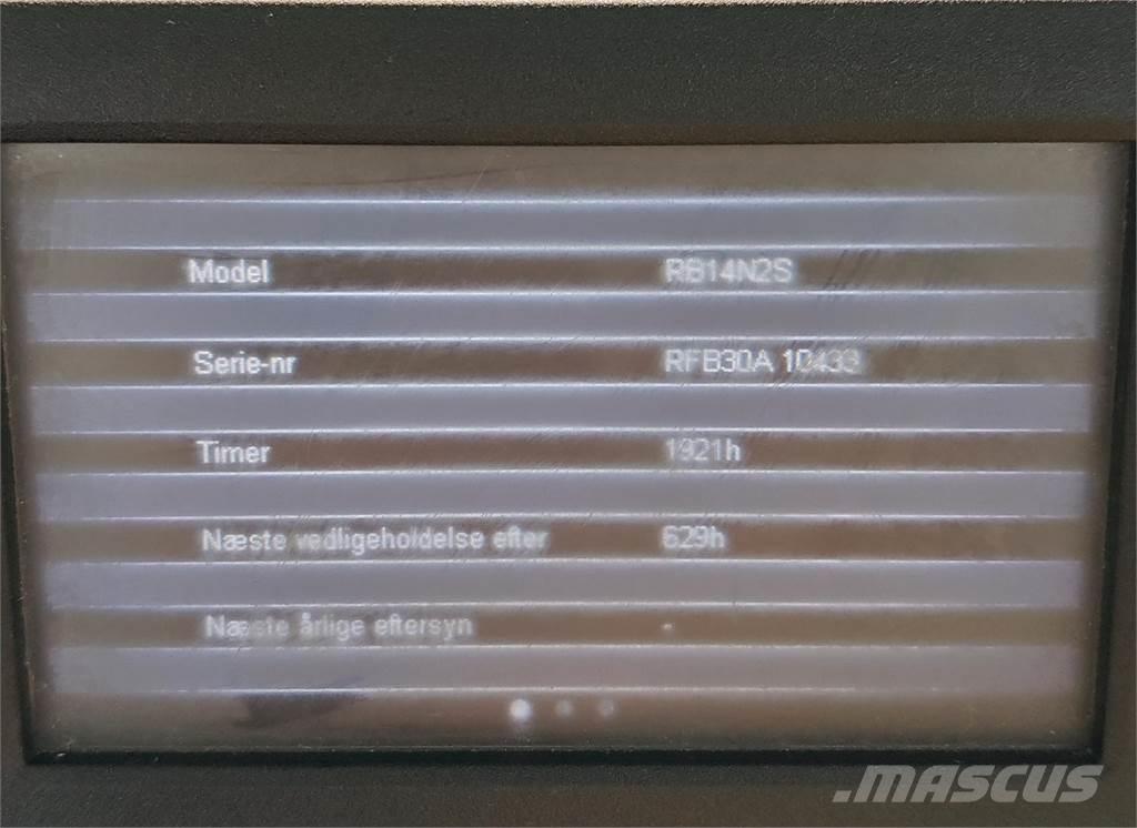 Mitsubishi RB14N2S Stivuitor cu catarg retractabil