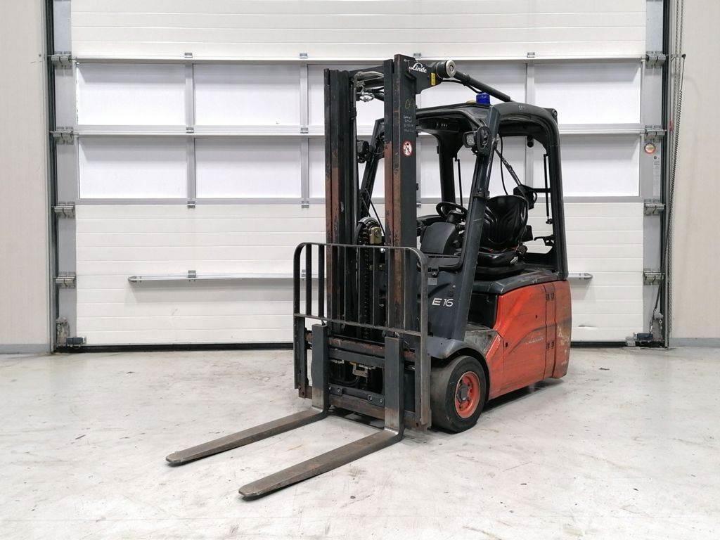 Linde E16C-01 Stivuitor electric