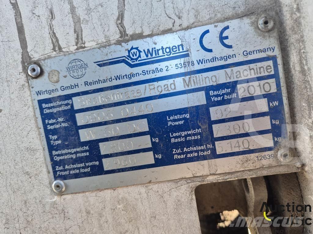 Wirtgen W50DC Utilaje asfalt cu freze reci