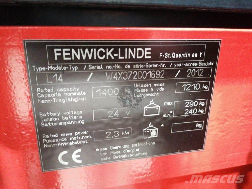 Linde L14 Transpaleta manuala