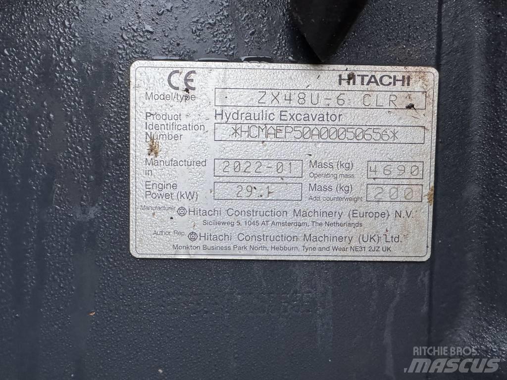 Hitachi ZX 48 U-6 Mini excavatoare < 7t