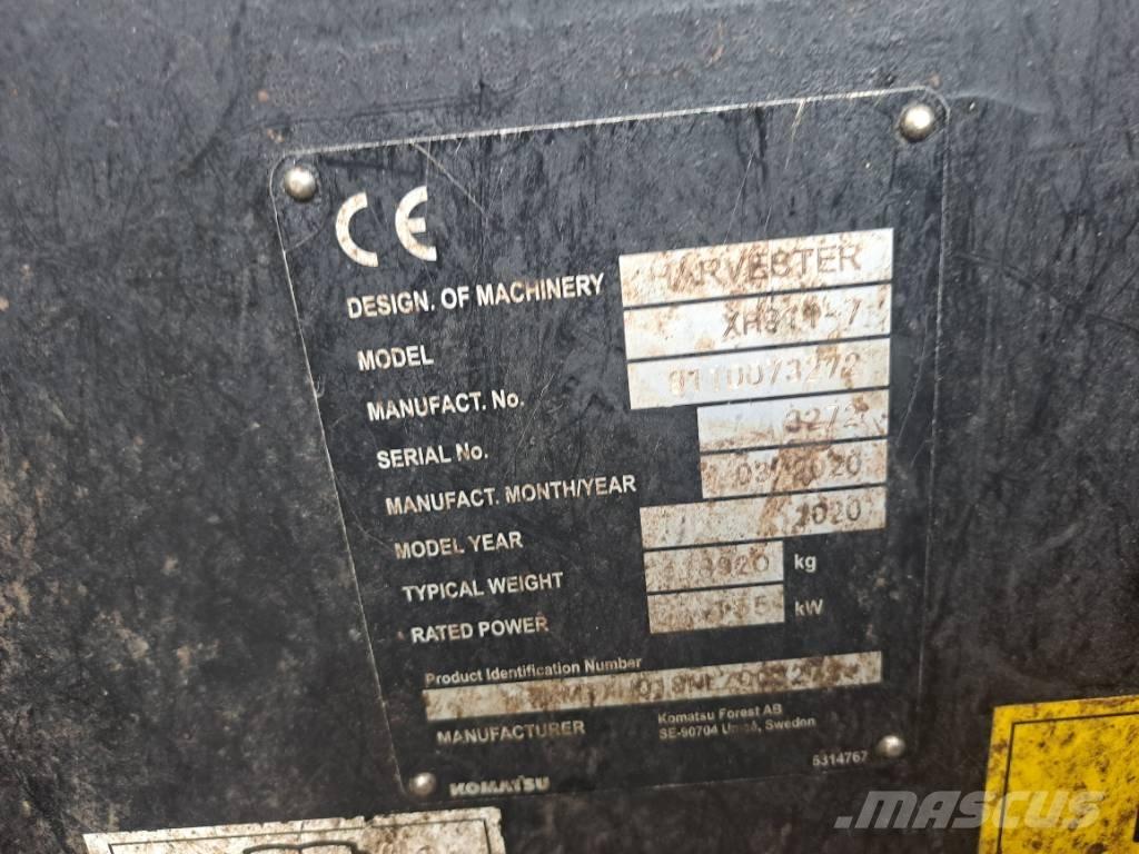 Komatsu 911 Combine forestiere