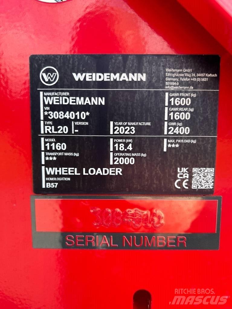 Weidemann 1160 Incarcatoare multifunctionale