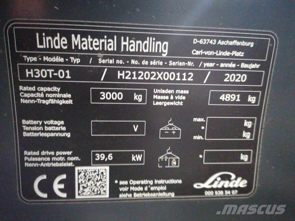 Linde H30T-01 Stivuitor GPL