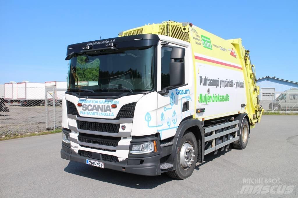 Scania P 340 CNG A Camion de deseuri