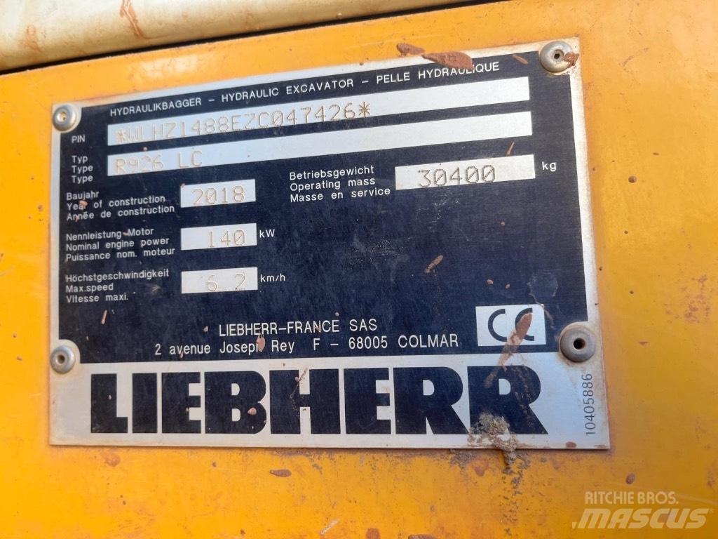 Liebherr R 926 LC Excavatoare pe șenile
