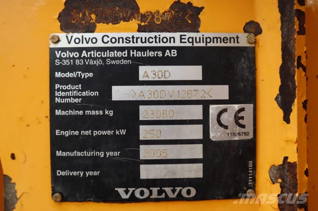 Volvo A 30 D Transportoare articulate