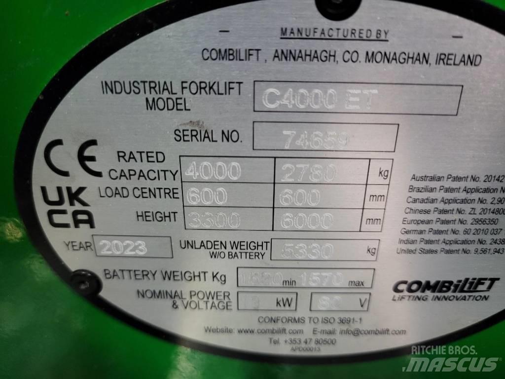 Combilift C4000ET Stivuitoare cu patru brate