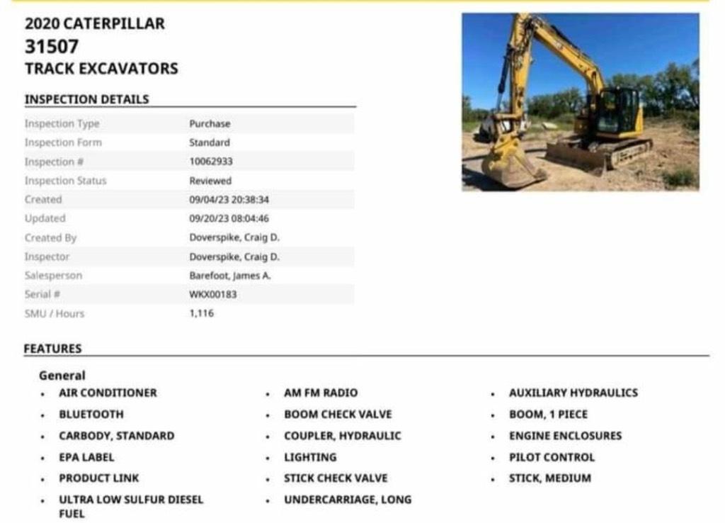 CAT 315 Excavatoare pe șenile

