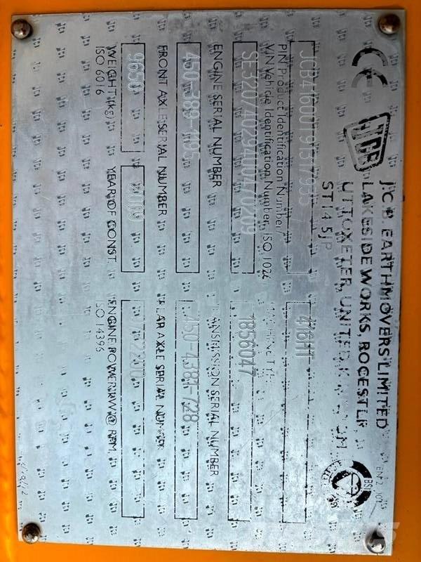 JCB 416 HT Incarcator pe pneuri