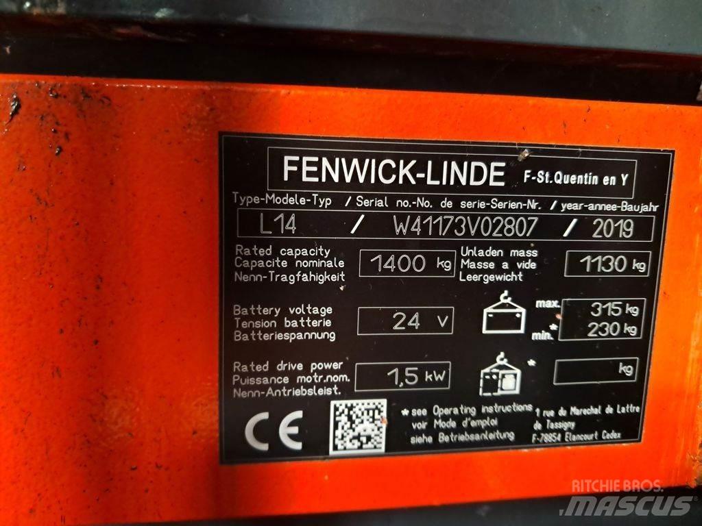 Linde L14 Transpaleta manuala
