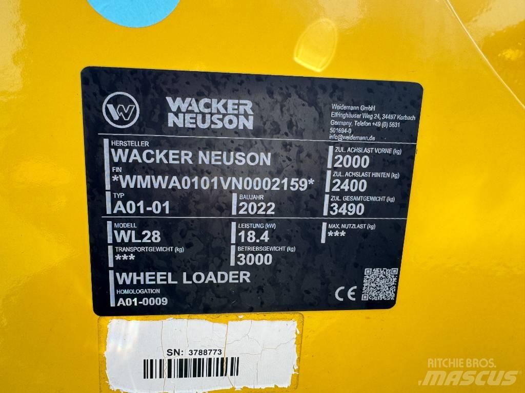 Wacker Neuson WL28 Incarcator pe pneuri
