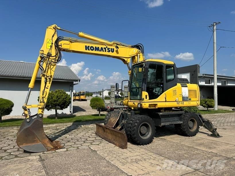 Komatsu PW 160-7E0 Excavatoare cu roti
