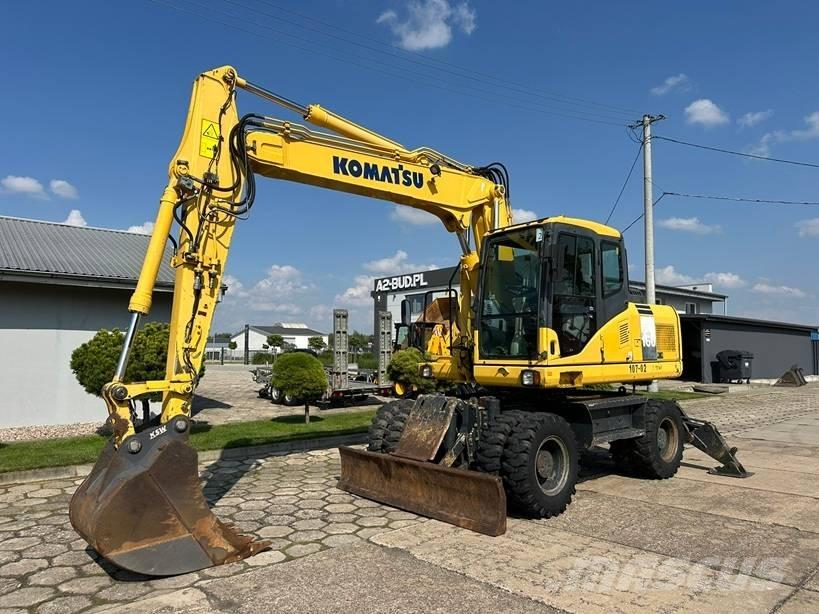 Komatsu PW 160-7E0 Excavatoare cu roti