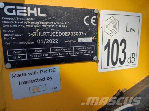 Gehl RT105 Încarcatoare cu excavator