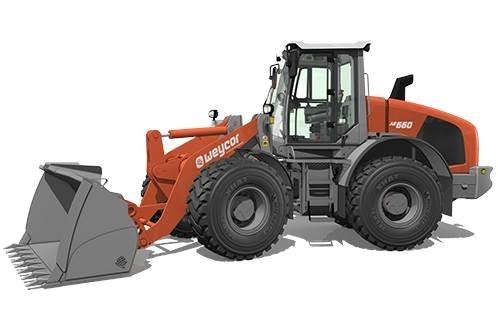 Weycor AR580 Incarcator pe pneuri