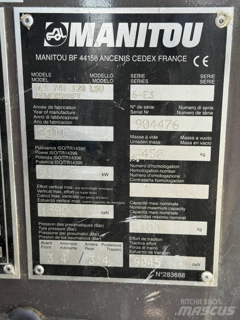 Manitou MLT 741-120 Stivuitoare telescopice