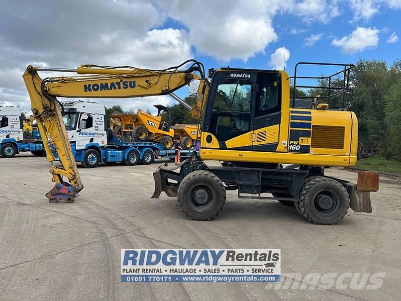 Komatsu PW 160-11 Excavatoare cu roti