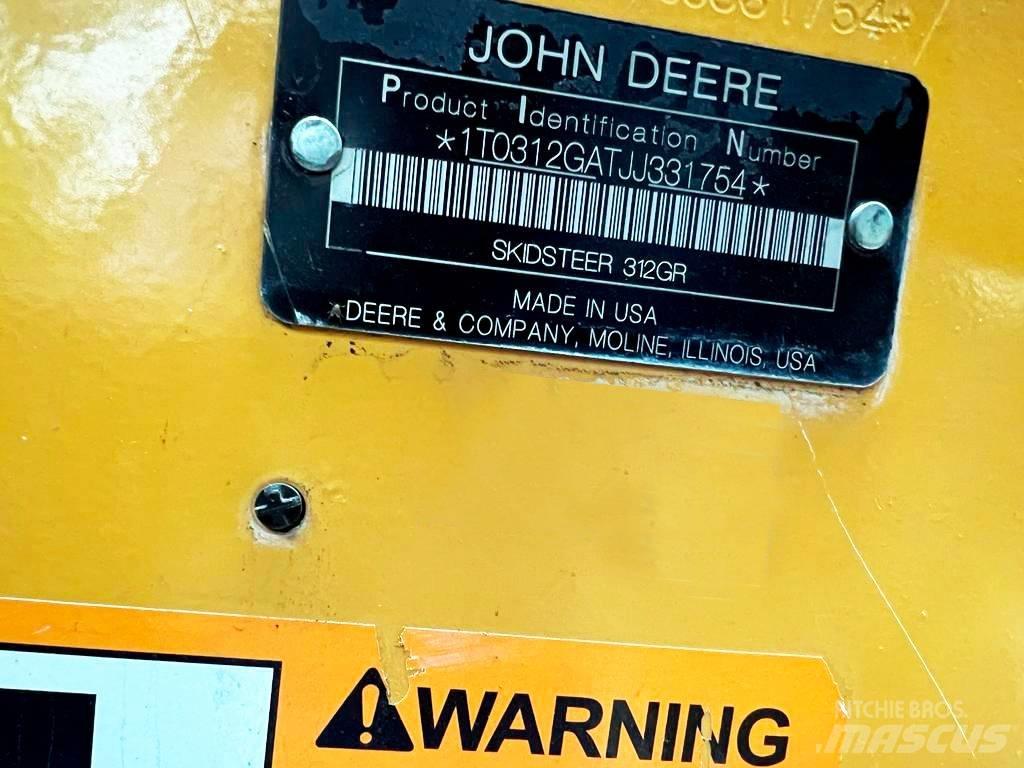 John Deere 312GR Mini incarcator