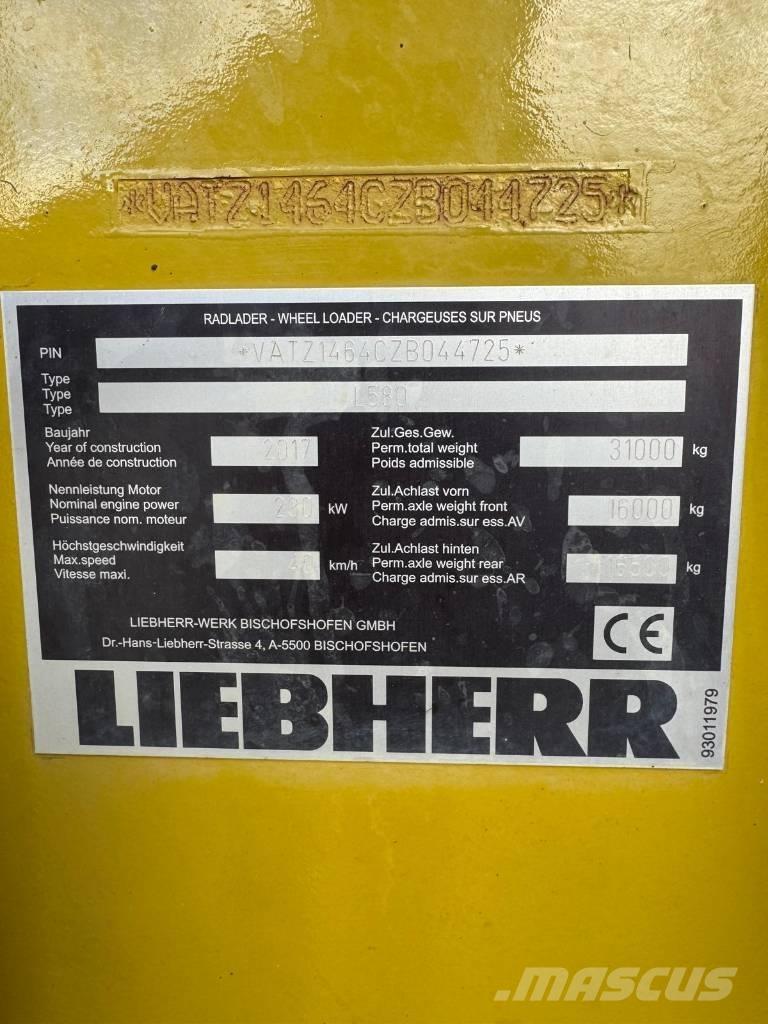 Liebherr L 580 Incarcator pe pneuri