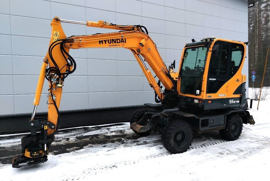 Hyundai 55W-9a Excavatoare cu roti