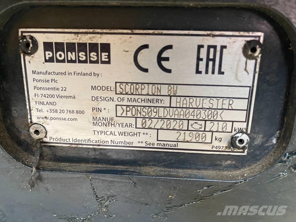 Ponsse Scorpion Combine forestiere