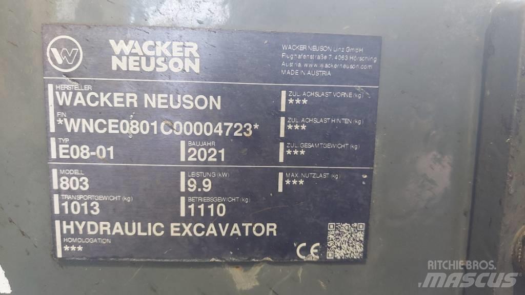 Wacker Neuson 803 Excavatoare pe șenile
